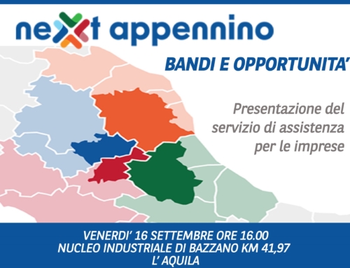 NextAppennino, bandi e opportunità: venerdì evento informativo all’Aquila